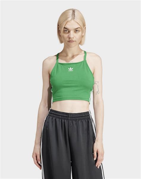 adidas crop top grün|adidas crop top sweatsuit.